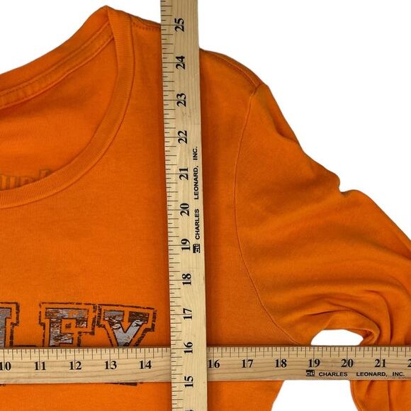 HARLEY DAVIDSON Tampa, Florida Orange Skull & Floral Graphics - Picture 10 of 11